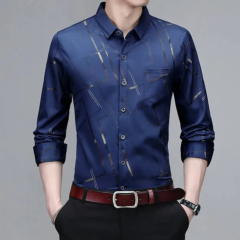 Long Sleeved Printed Shirt